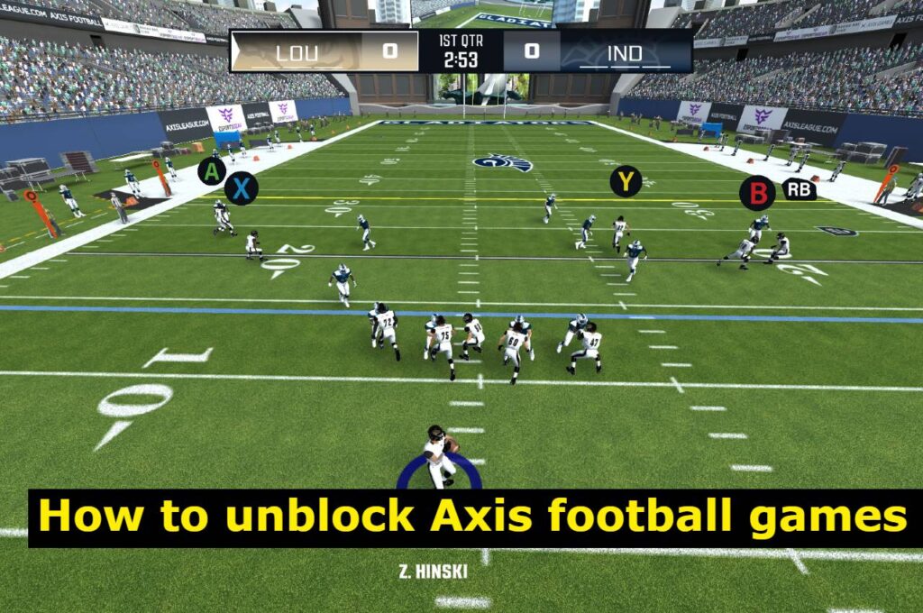 How to unblock Axis football games and play axis football